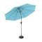 Pure Garden 10-Foot Outdoor Tilting Patio Umbrella with Base, Blue 50-100-BB - alternate 5